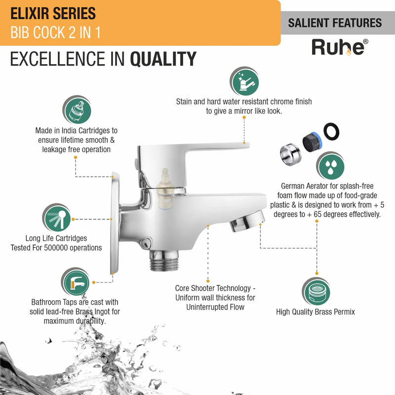 Elixir Two Way Bib Tap