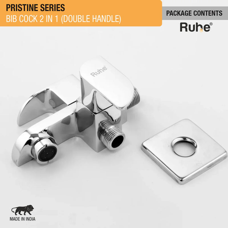 Pristine Two Way Bib Tap (Double Handle)