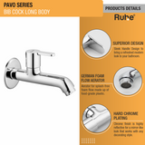 Pavo Bib Tap Long Body Brass Faucet product details