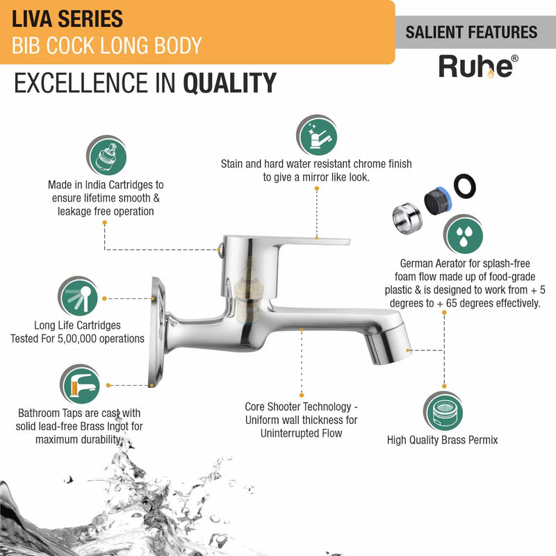 Liva Long Body Bib Tap