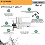 Elixir Bib Tap Brass Faucet features