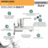 Euphoria Bib Tap Brass Faucet features
