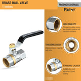 Brass Ball Valve (1 Inch) product details