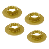 Brass Faucet Lock Nut (½ Inches) (Pack of 4)