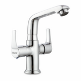 Euphoria Centre Hole Basin Mixer with Small (7 inches) Swivel Spout Faucet