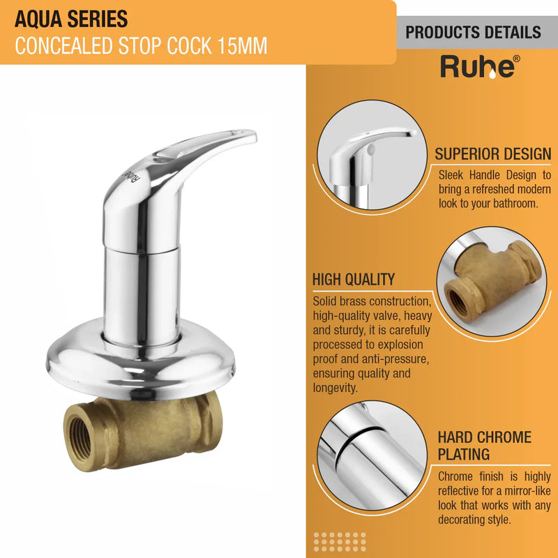 Aqua Concealed Stop Valve