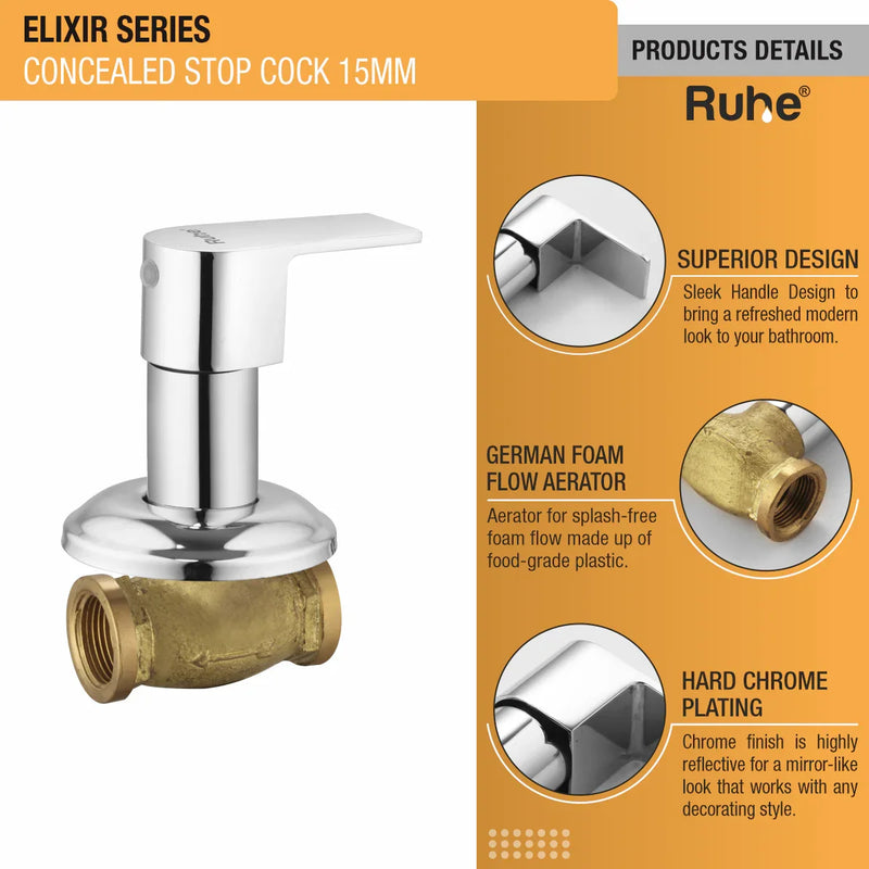 Elixir Concealed Stop Valve