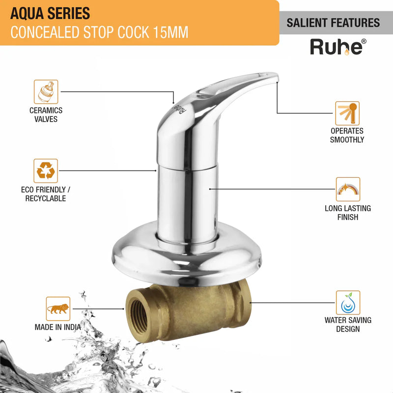 Aqua Concealed Stop Valve