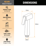 Kelvin Health Faucet Gun dimensions and size