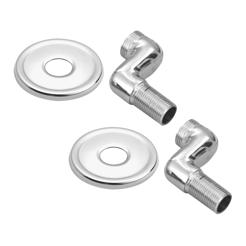 Long Wall Mixer Legs & Flange Set (2 Pcs)