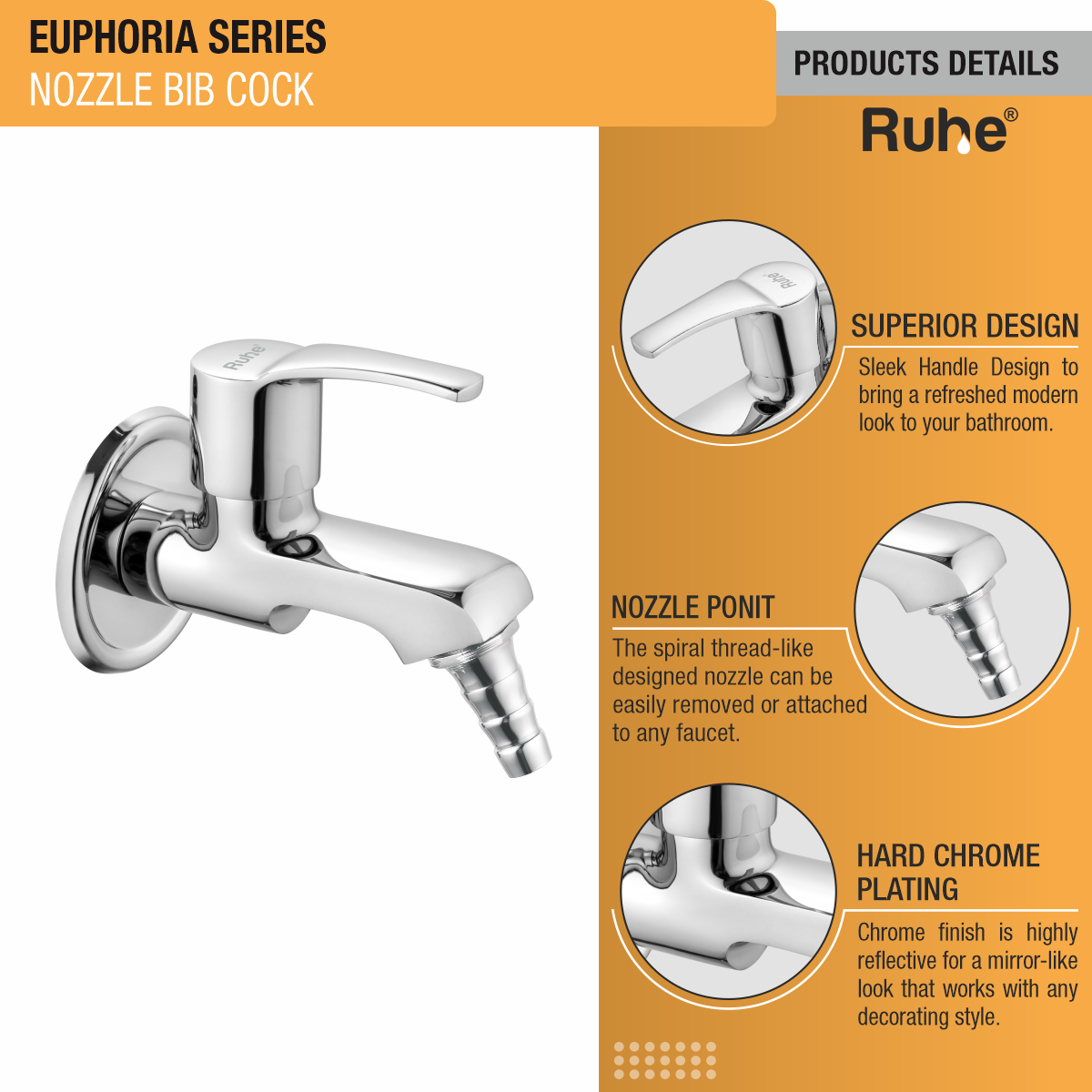 Euphoria Nozzle Bib Tap - by Ruhe®