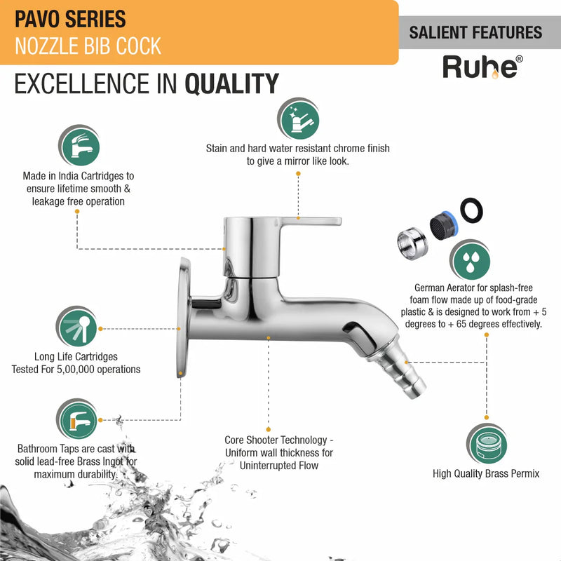 Pavo Nozzle Bib Tap