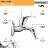 Aqua Nozzle Bib Tap Brass Faucet features