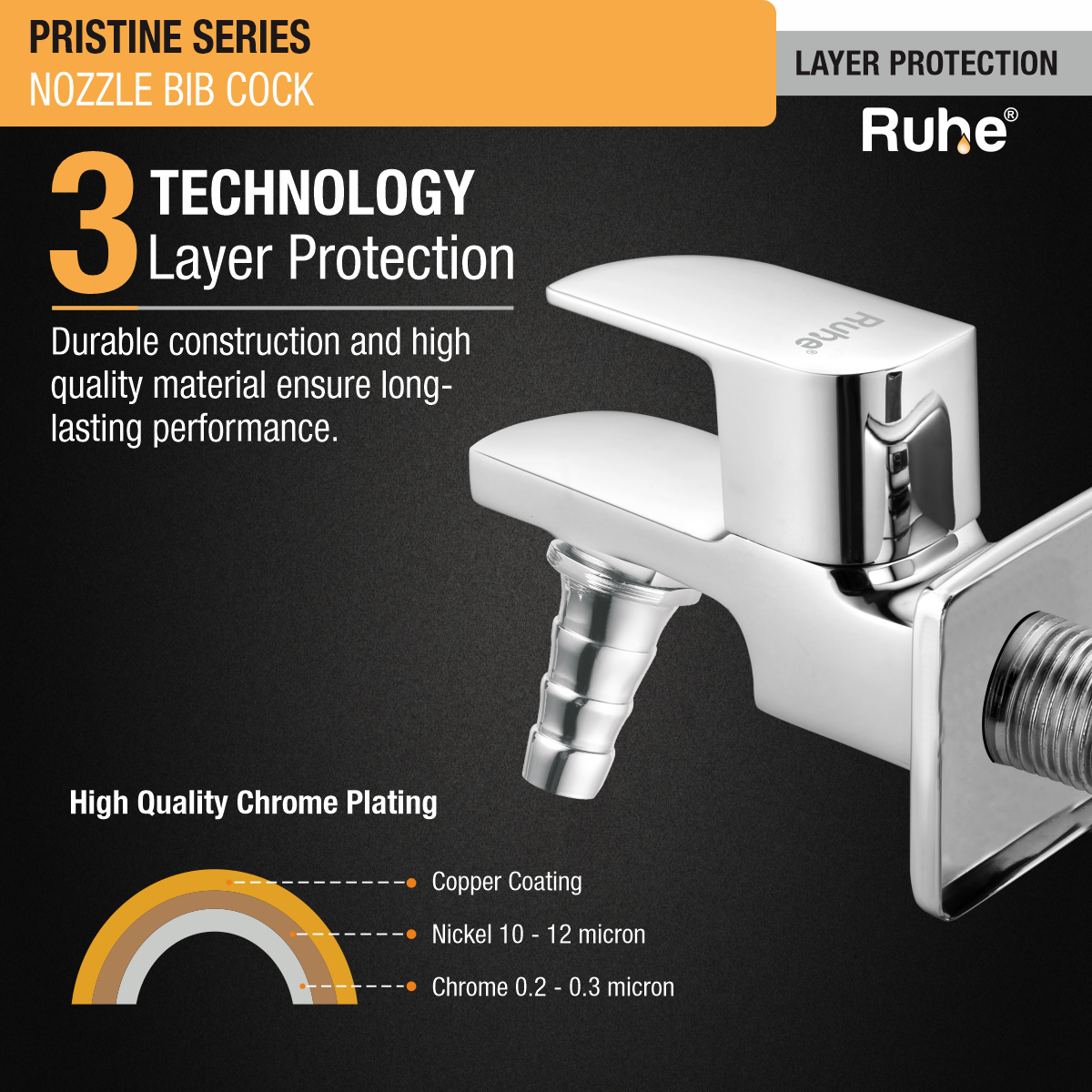 Pristine Nozzle Bib Tap - by Ruhe®