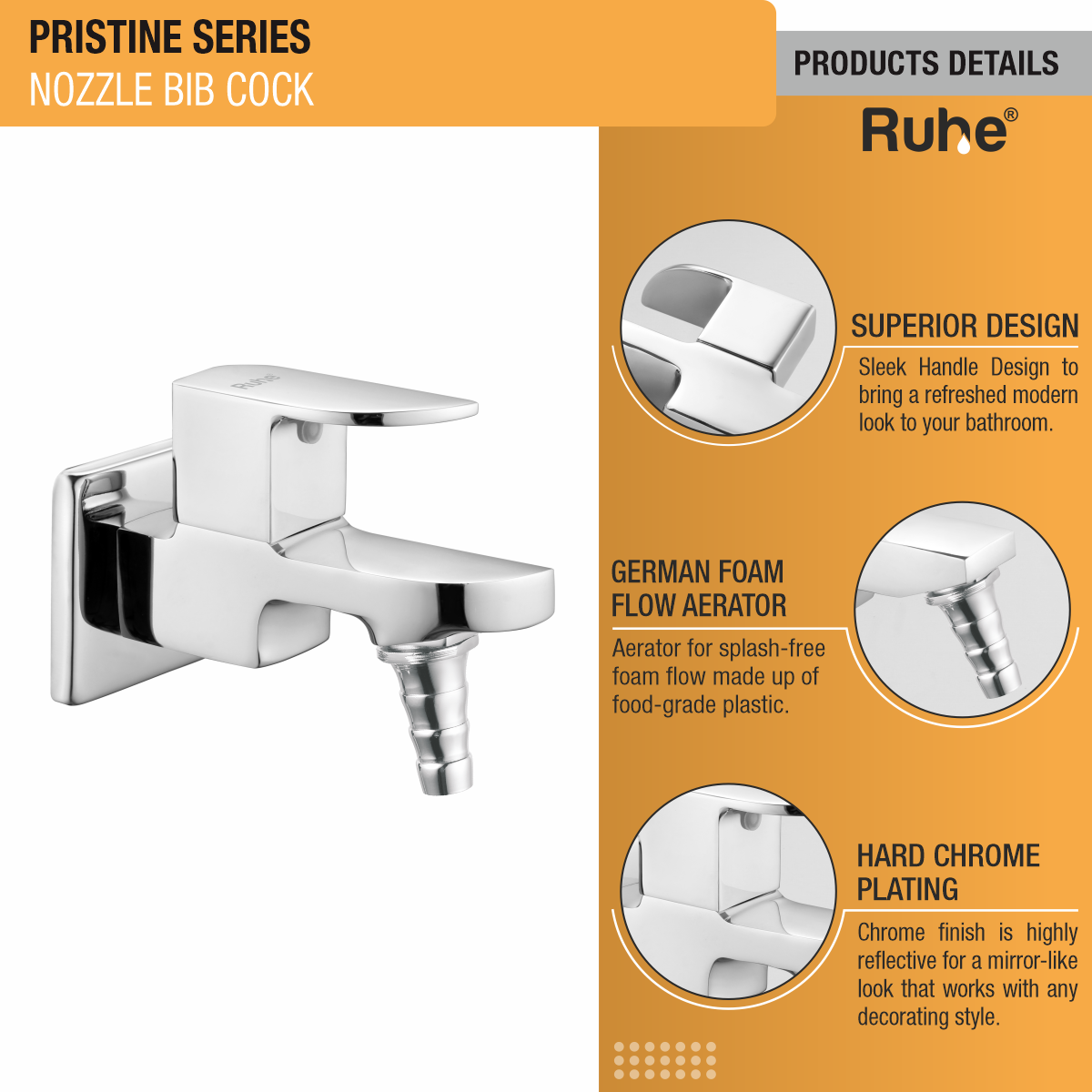 Pristine Nozzle Bib Tap - by Ruhe®