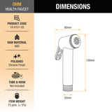 OHM Health Faucet Gun dimensions and size