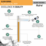 Elixir Pillar Tap Tall Body Brass Faucet Features