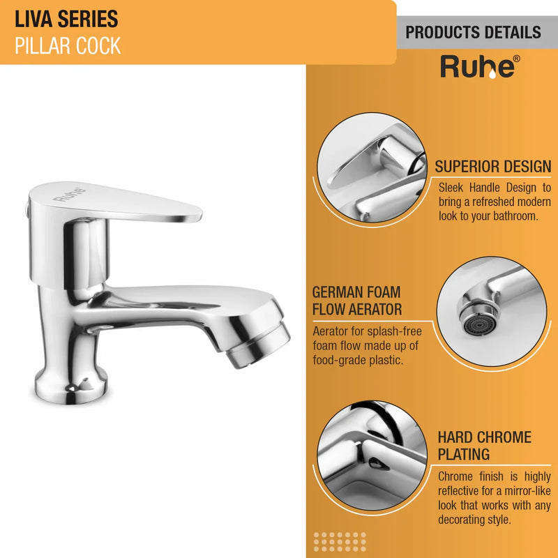Liva Wash Basin Pillar Tap