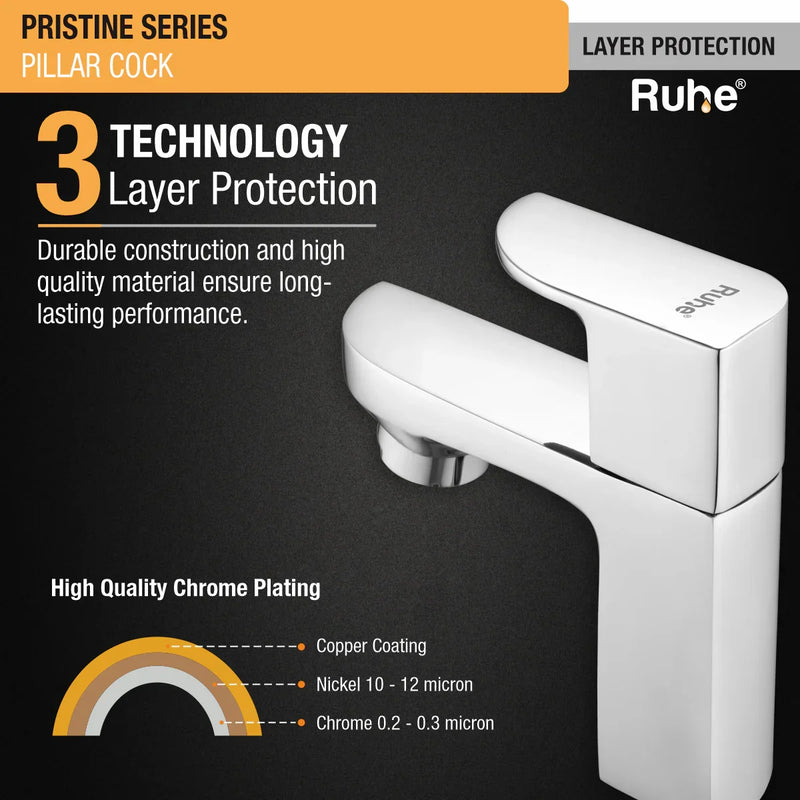 Pristine Wash Basin Pillar Tap