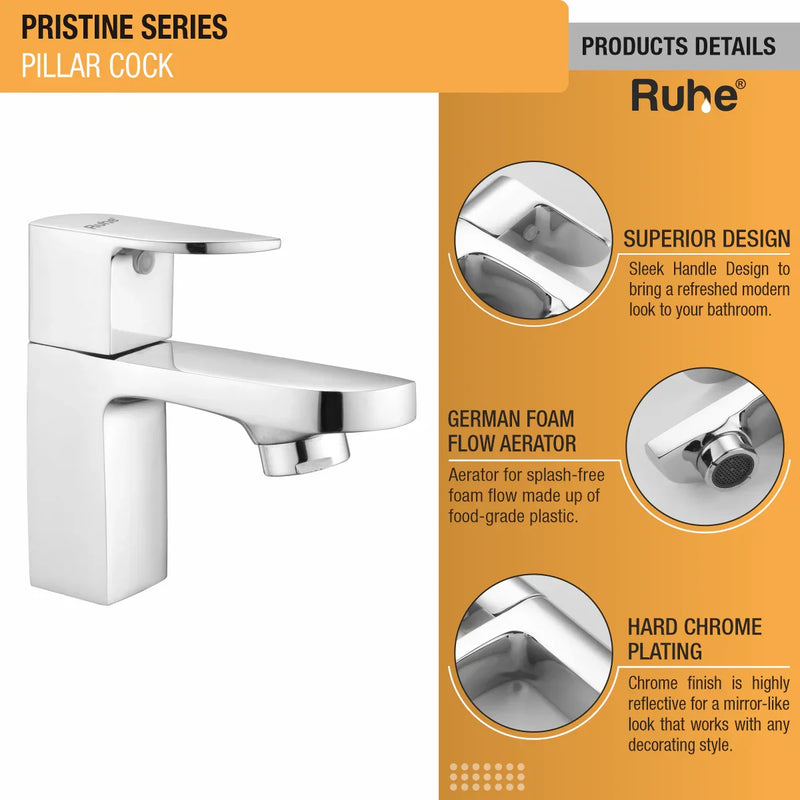 Pristine Wash Basin Pillar Tap