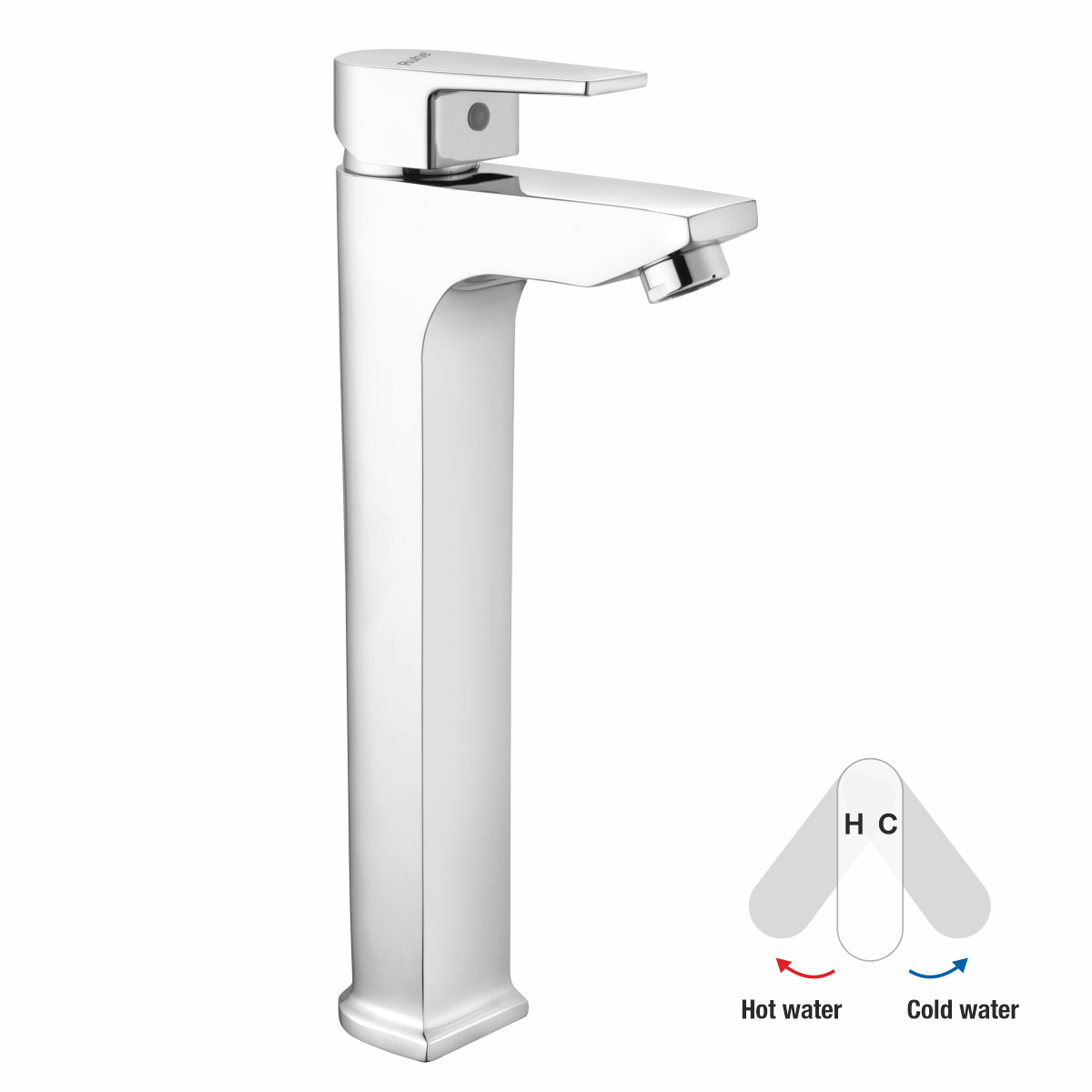 Elixir Single Lever Deck-mount Tall Body Wash Basin Mixer Tap - by Ruhe