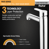 Pavo Single Lever Deck-mount Tall Body Wash Basin Mixer Tap - by Ruhe®