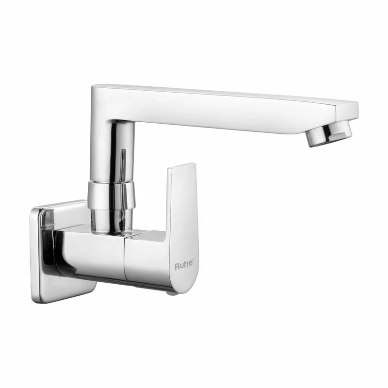 Wall-mount Kitchen Sink Tap with Swivel Spout