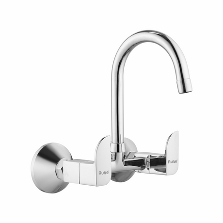Pristine Sink Mixer with Medium (15 inches) Round Swivel Spout Faucet