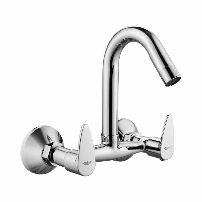 Liva Wall Mount Kitchen Sink Mixer Tap with Swivel Spout