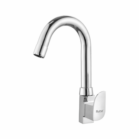 Pristine Swan Neck with Small (12 inches) Round Swivel Spout Brass Faucet