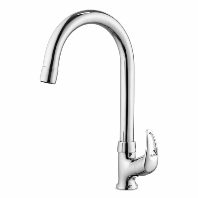 Aqua Swan Neck with Medium (15 inches) Round Swivel Spout Faucet