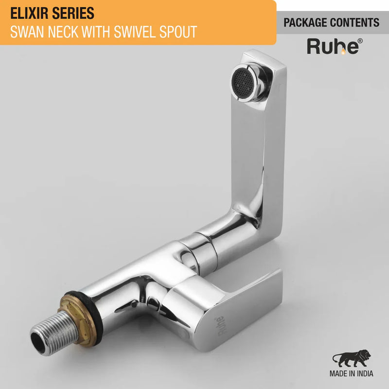 Elixir Deck Mount Wash Basin Tap with Swivel Spout