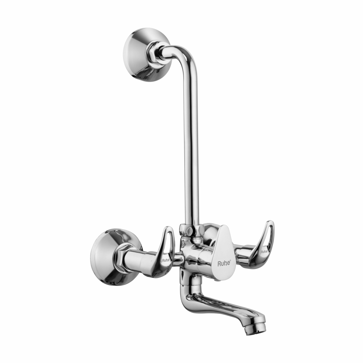 Aqua Wall Mixer Tap with L Bend Pipe - by Ruhe®