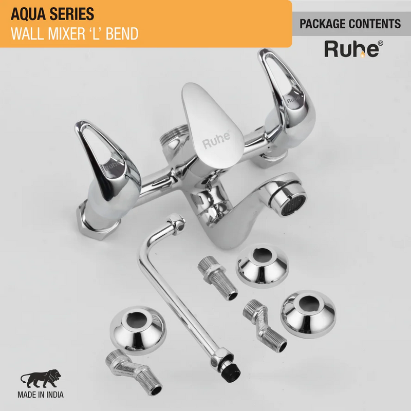 Aqua Wall Mixer Tap with L Bend Pipe