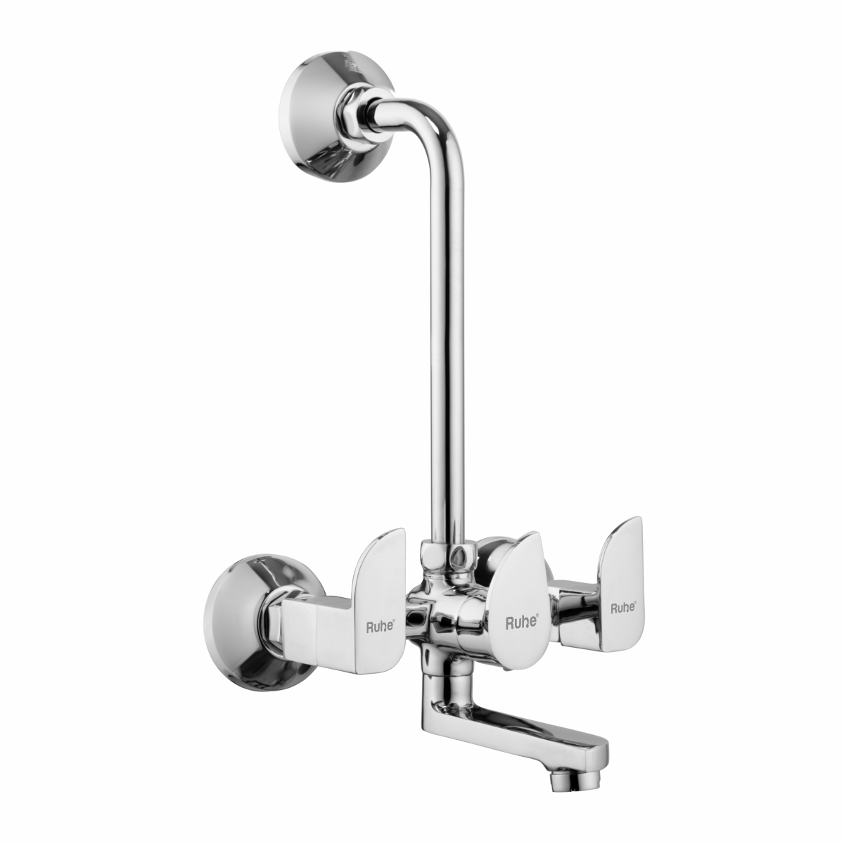 Pristine Wall Mixer Tap with L Bend Pipe - by Ruhe®