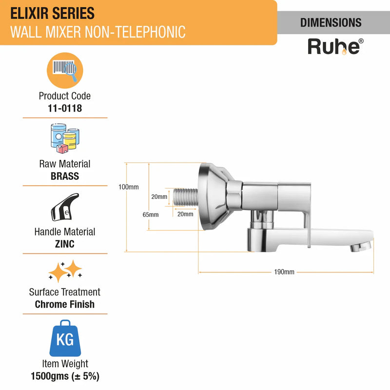 Elixir Wall Mixer Tap
