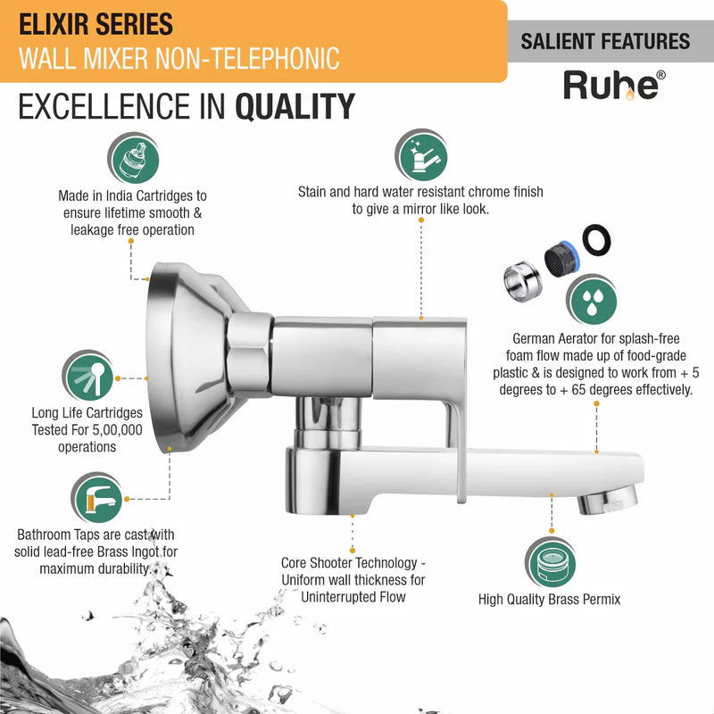 Elixir Wall Mixer Tap