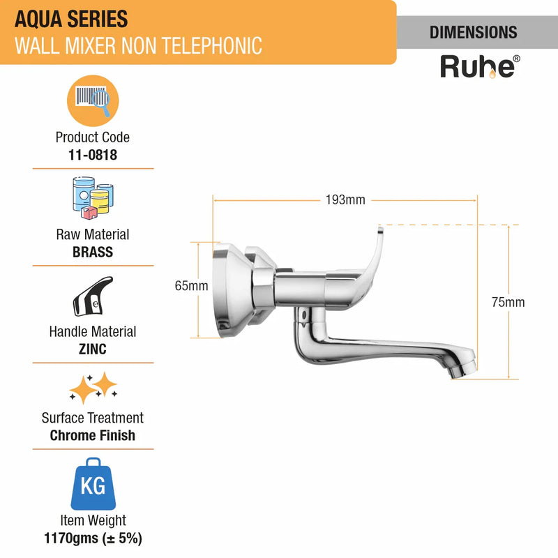 Aqua Wall Mixer Tap