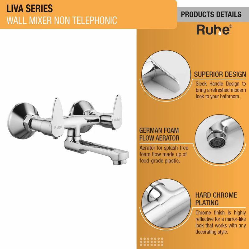 Liva Wall Mixer Tap