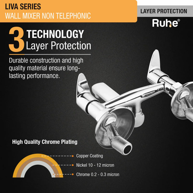 Liva Wall Mixer Tap