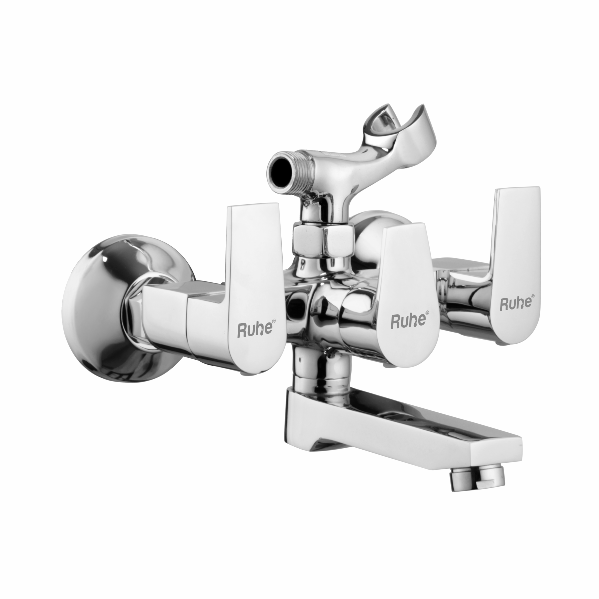 Elixir Telephonic Wall Mixer Tap with Crutch - by Ruhe®