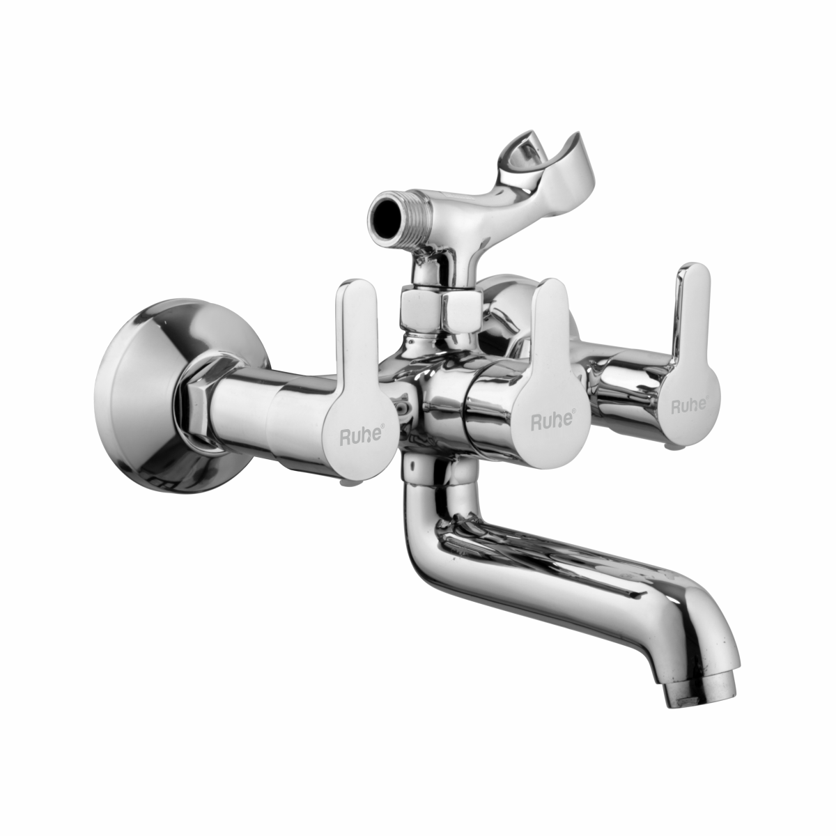 Pavo Telephonic Wall Mixer Tap with Crutch - by Ruhe®