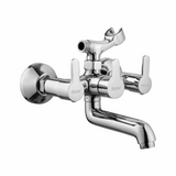 Pavo Telephonic Wall Mixer Brass Faucet (with Crutch)
