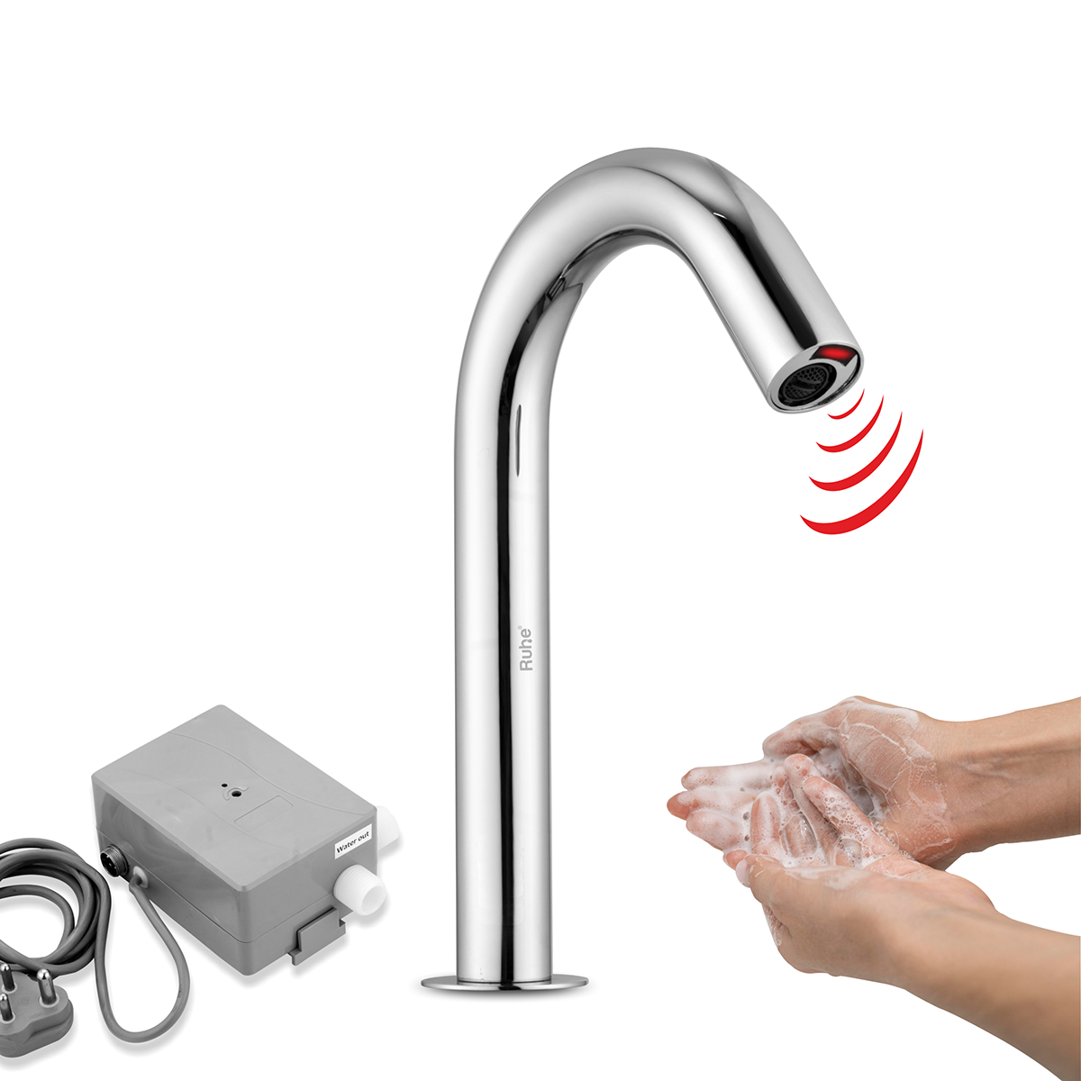 Touchless outlets bath faucet