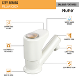 City Pillar Tap PTMT Faucet features
