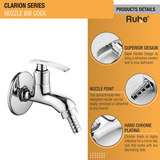Clarion Nozzle Bib Tap Brass Faucet product details