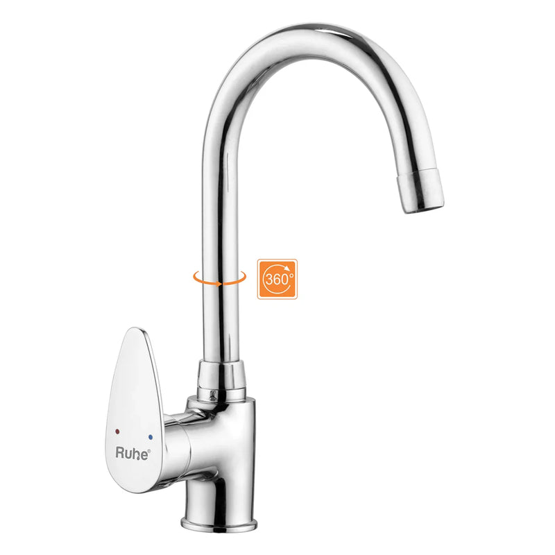 Eclipse Single Lever Deck-mount Kitchen Sink Mixer Tap with Swivel Spout