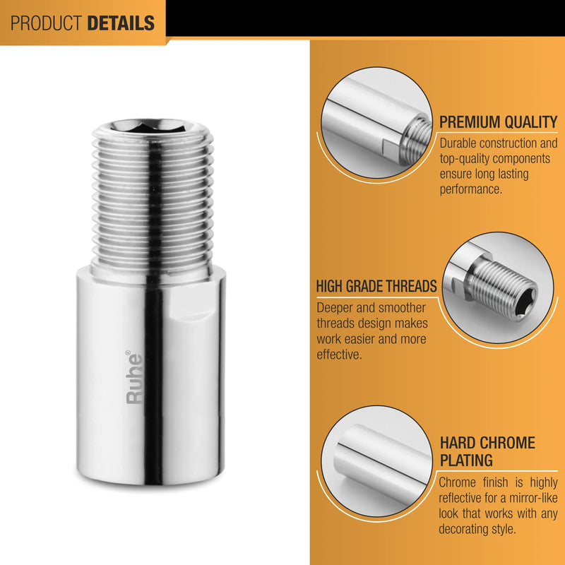 Extension Nipple (2 1/2 inches) (Pack of 2) - by Ruhe
