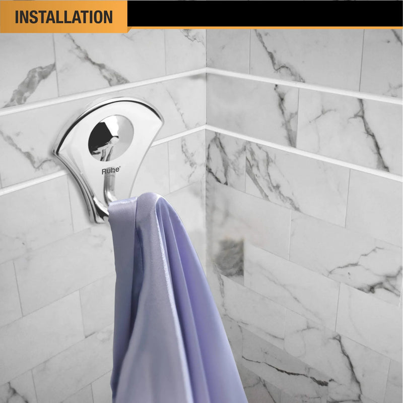 Feather Stainless Steel Robe Hook- by Ruhe®