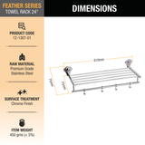 Feather Stainless- Steel Towel Rack 2